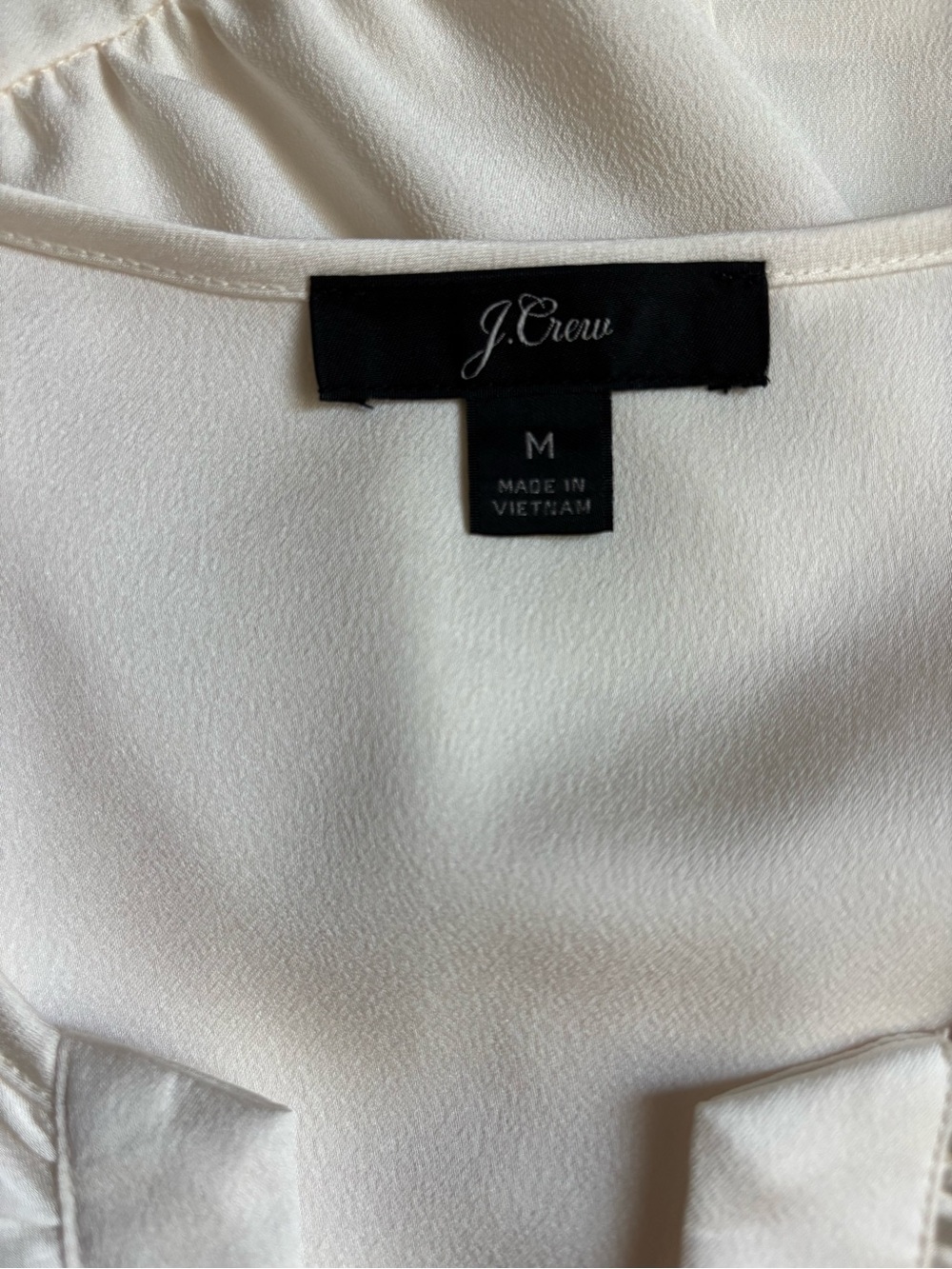 J. CREW ☀️ V-neck Ruffle Blouse - Picture 10 of 12